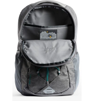 Shop The North Face 'jester' Backpack - Grey In Grey Light/ Kokomo Green