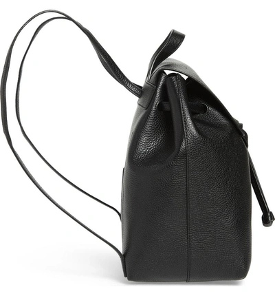 Shop Michael Michael Kors Medium Leather Backpack - Black