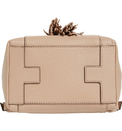 Shop Tory Burch Mcgraw Leather Backpack In Devon Sand