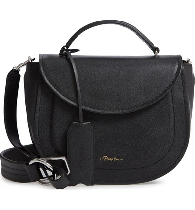 Shop 3.1 Phillip Lim / フィリップ リム Hudson Top Handle Leather Shoulder Bag - Black