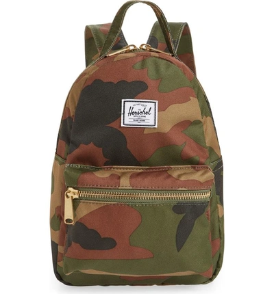 Shop Herschel Supply Co Mini Nova Backpack In Woodland Camo