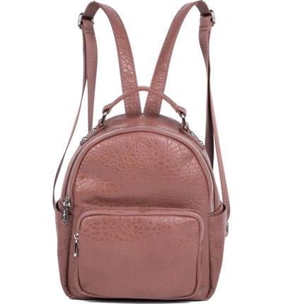 Shop Urban Originals Vegan Leather Mini Backpack In Rose Pink