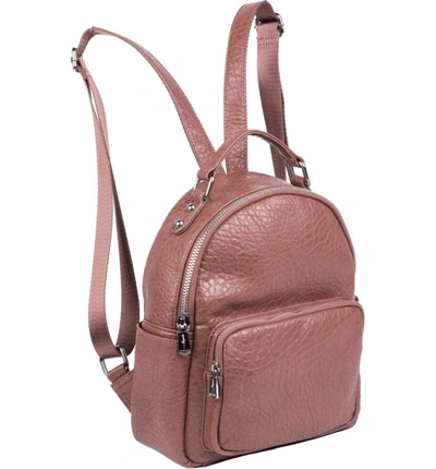 Shop Urban Originals Vegan Leather Mini Backpack In Rose Pink