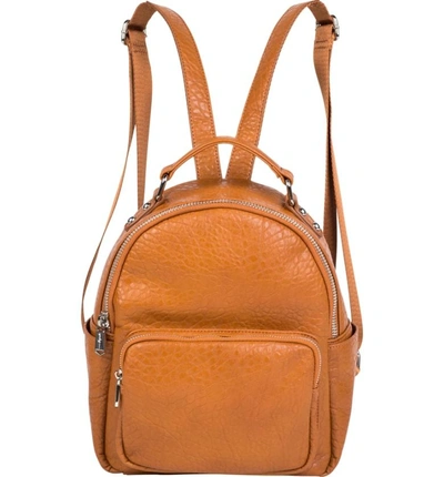 Shop Urban Originals Vegan Leather Mini Backpack In Tan
