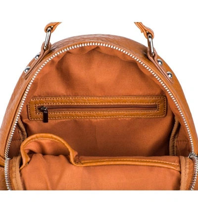 Shop Urban Originals Vegan Leather Mini Backpack In Tan