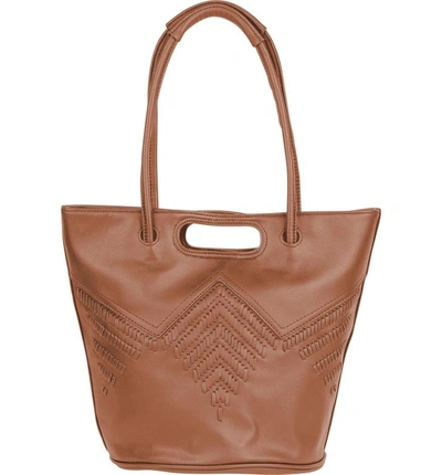 Shop Urban Originals Style Vegan Leather Tote Bag In Tan