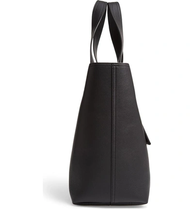 Shop Victoria Beckham Apron Leather Tote - Black