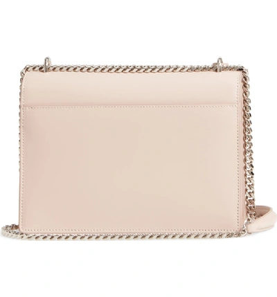 Shop Saint Laurent Medium Sunset Calfskin Leather Shoulder Bag In Marble Pink