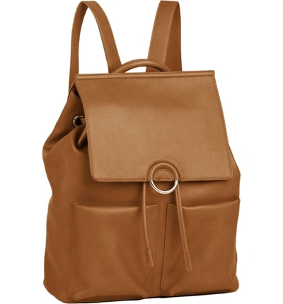 Shop Urban Originals The Thrill Vegan Leather Backpack In Tan