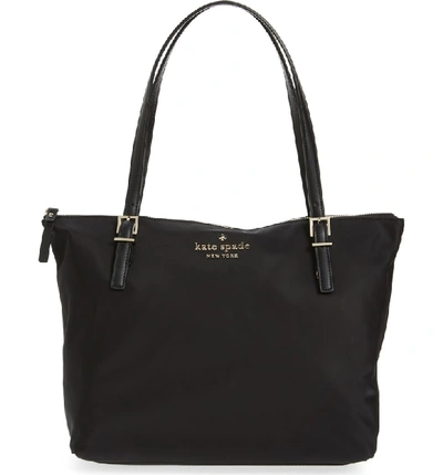 Shop Kate Spade Watson Lane Small Maya Nylon Tote In Black