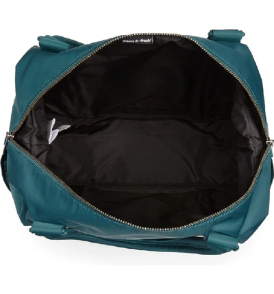 Herschel Supply Co Strand Flight Satin Duffel Bag - Blue In Deep Teal