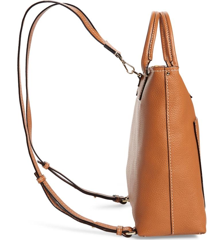 kate spade new york maple street kenzie leather convertible backpack