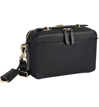 Shop Tumi Voyaguer- Aberdeen Leather Crossbody Bag In Black