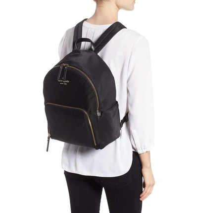 Shop Kate Spade Watson Lane - Baby Hartley Nylon Backpack In Black