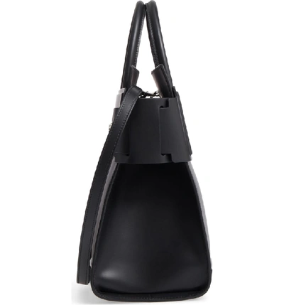 Shop Givenchy Horizon Calfskin Leather Tote - Black