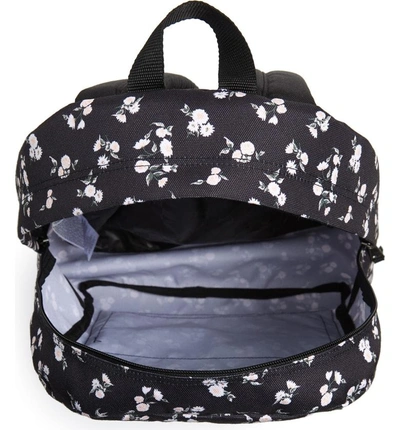 Shop Vans Realm Classic Backpack - Black In Sundaze Floral