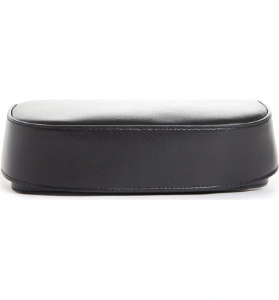 Shop Simone Rocha Leather Box Bag With Imitation Pearl Trim - Black In Black/ Pearl