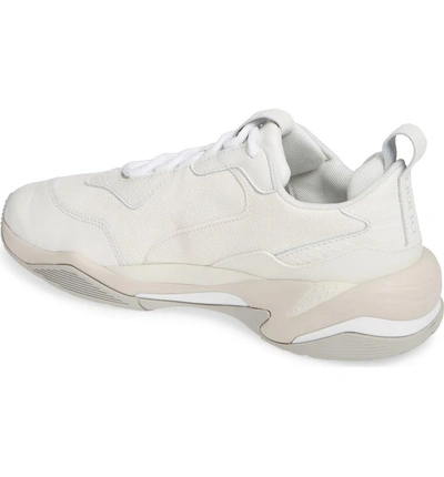 Shop Puma Thunder Desert Sneaker In Bright White/ Grey Violet