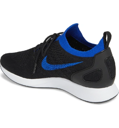 Shop Nike Air Zoom Mariah Flyknit Racer Sneaker In Black/ Racer Blue/ White