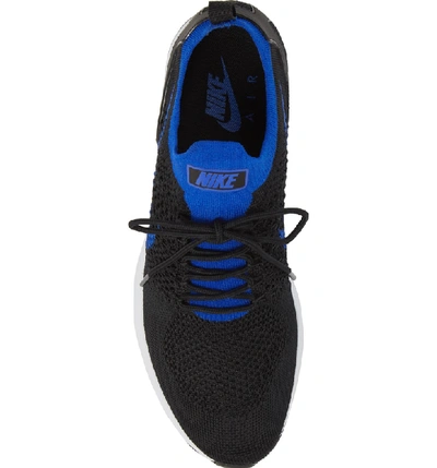 Shop Nike Air Zoom Mariah Flyknit Racer Sneaker In Black/ Racer Blue/ White