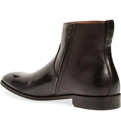 Shop Florsheim Belfast Mid Zip Boot In Black Leather