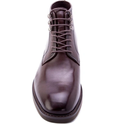 Shop Zanzara Soland Boot In Brown Leather