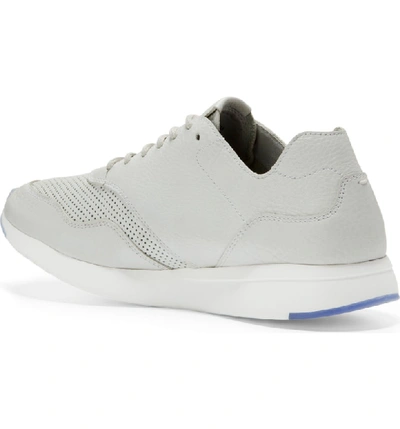 Shop Cole Haan Grandpr? Deconstructed Running Sneaker In White Leather