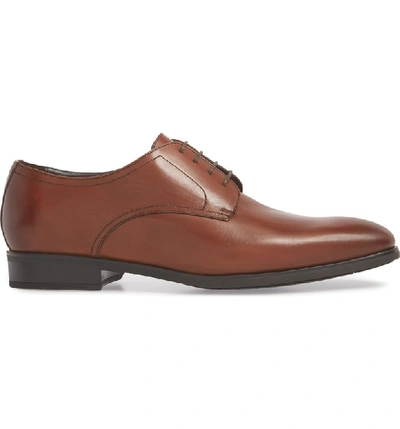 Shop To Boot New York Dwight Plain Toe Derby In Cognac Leather