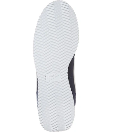 Shop Nike Cortez Basic Nylon Sneaker In Obsidian/white/silver