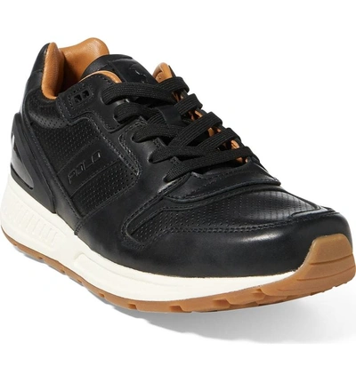 Polo Ralph Lauren Men's Train 100 Sneakers Men's Shoes In Black | ModeSens