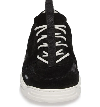 Shop Ami Alexandre Mattiussi Colorblock Runner Sneaker In Black/black