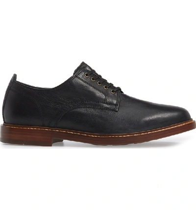 Shop Cole Haan Tyler Grand Plain-toe Derby In Black Leather