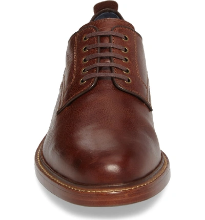 Shop Cole Haan Tyler Grand Plain-toe Derby In Woodbury Leather