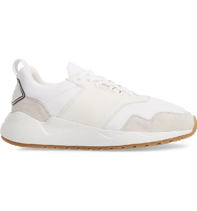 Shop Buscemi Ventura Retro Sneaker In White/ White