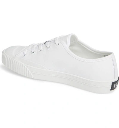 Shop Valentino Vltn Low Top Sneaker In White/ Black