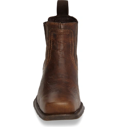 Shop Ariat Midtown Rambler Mid Chelsea Boot In Barn Brown