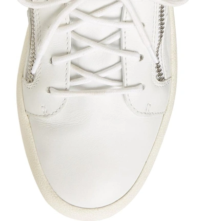 Shop Giuseppe Zanotti Low-top Sneaker In Bianco White