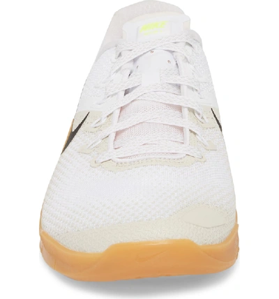Shop Nike Metcon 4 Training Shoe In White/ Black/ Light Bone