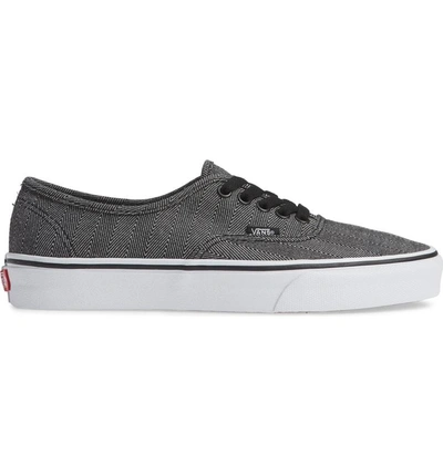 Shop Vans Ua Authentic Sneaker In Black/ True White