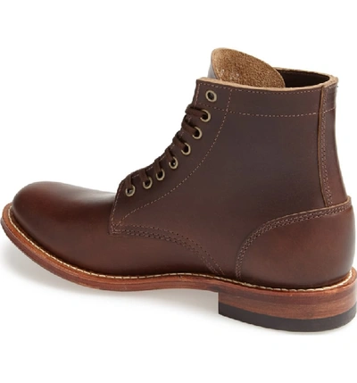 Shop Oak Street Bootmakers Plain Toe Trench Boot In Brown