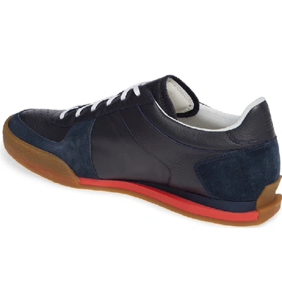 Shop Givenchy Set3 Low Top Sneaker In Navy/ Red