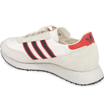 Shop Adidas Originals Glenbuck Spzl Sneaker In Brown/ White