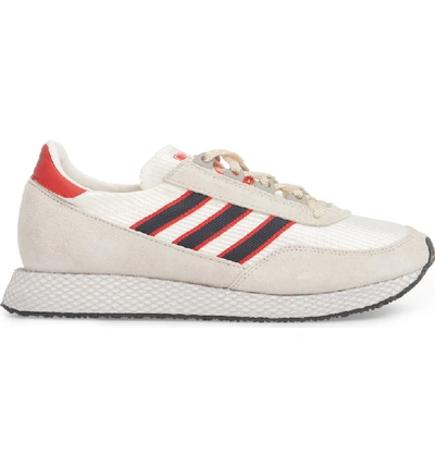Shop Adidas Originals Glenbuck Spzl Sneaker In Brown/ White