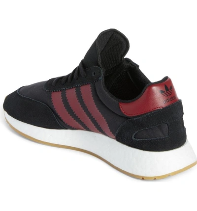 Shop Adidas Originals I-5923 Sneaker In Black/ Burgundy/ White