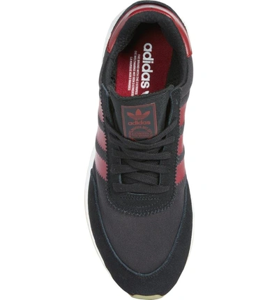 Shop Adidas Originals I-5923 Sneaker In Black/ Burgundy/ White