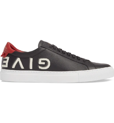 Shop Givenchy Urban Street Upside Down Sneaker In Black/ Red