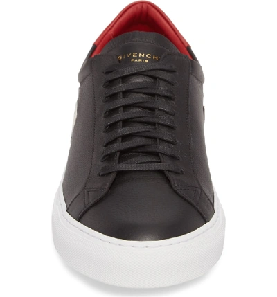 Shop Givenchy Urban Street Upside Down Sneaker In Black/ Red