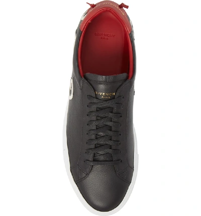 Shop Givenchy Urban Street Upside Down Sneaker In Black/ Red