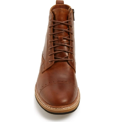 Shop Timberland Westhaven 6 Side Zip Boot In Light Brown Leather