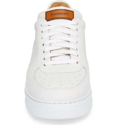 Magnanni Vada Lo Lace Up Sneaker In White Leather ModeSens